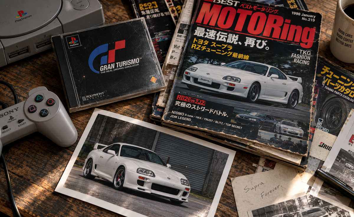 Gran Turismo games and Japanese motoring magazines